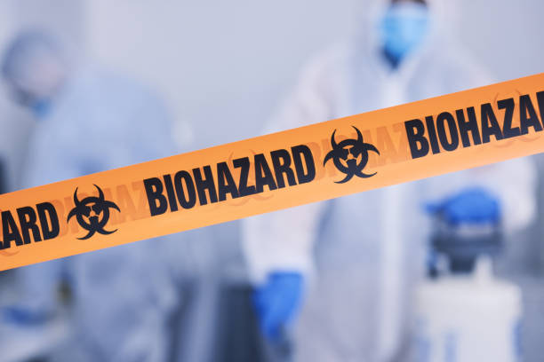 Professional Biohazard Cleanup technician working in Colleyville, TX